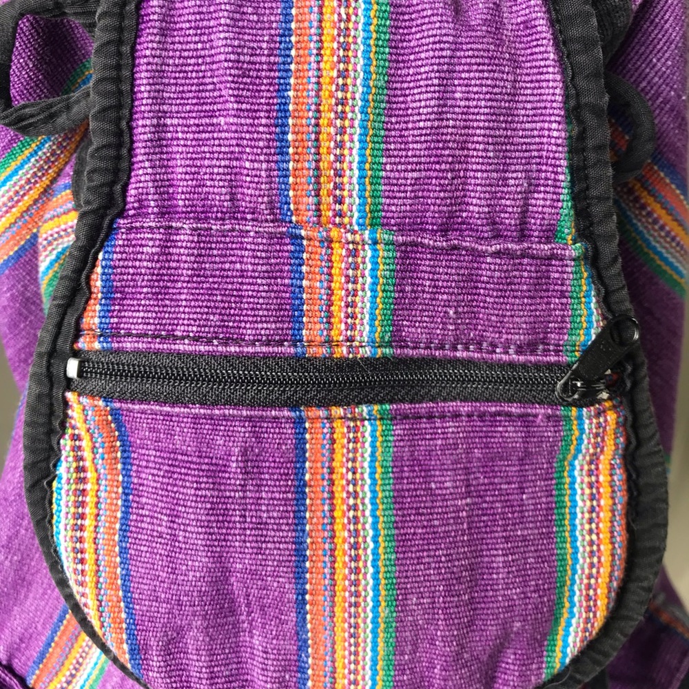 Purple Cloth backpack - Picture 4 of 13